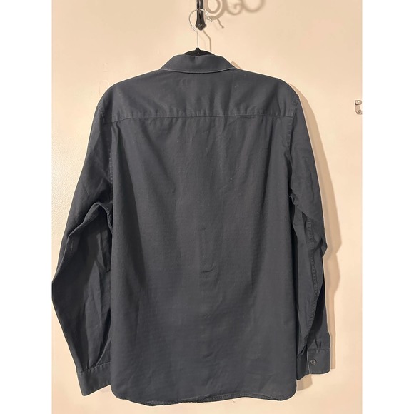 Calvin Klein Black Infinite Cool non-iron button up shirt-Large - Picture 2 of 5